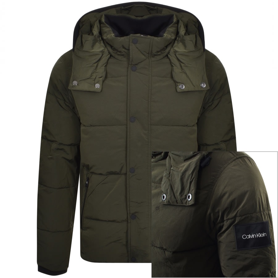 Alternative Image for ProductCalvin Klein Jeans Hooded Jacket Green1